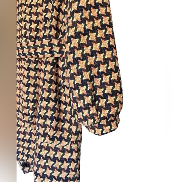 Aziz Women Size Small Knit Tie Belt Pea Coat Winter Heavy Stylish - Picture 3 of 11